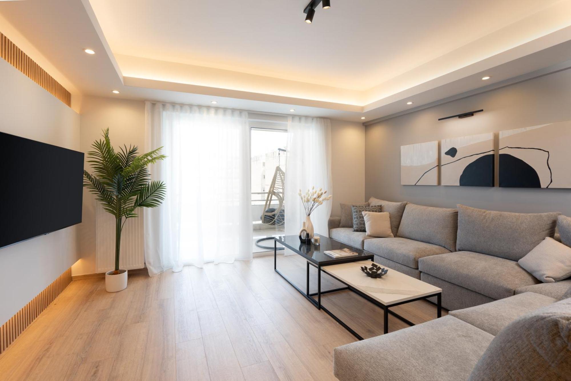 Luxury 4 Bedrooms Apartment Near Flisvos Marina Pireus Exteriör bild
